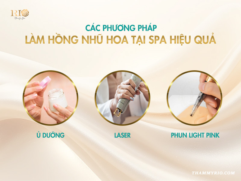 Các cách làm hồng nhũ hoa tại spa hiệu quả nhất