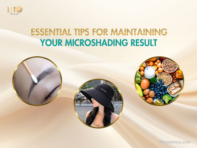 Essential tips for maintaining microshading results including cleaning, sun protection, and diet.
