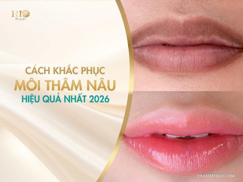 Bí quyết khắc phục môi thâm nâu hiệu quả.
