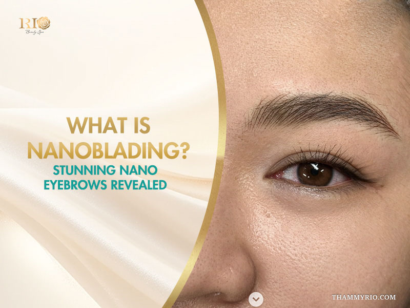 A close-up of a stunning nano eyebrow result illustrating what is nanoblading.