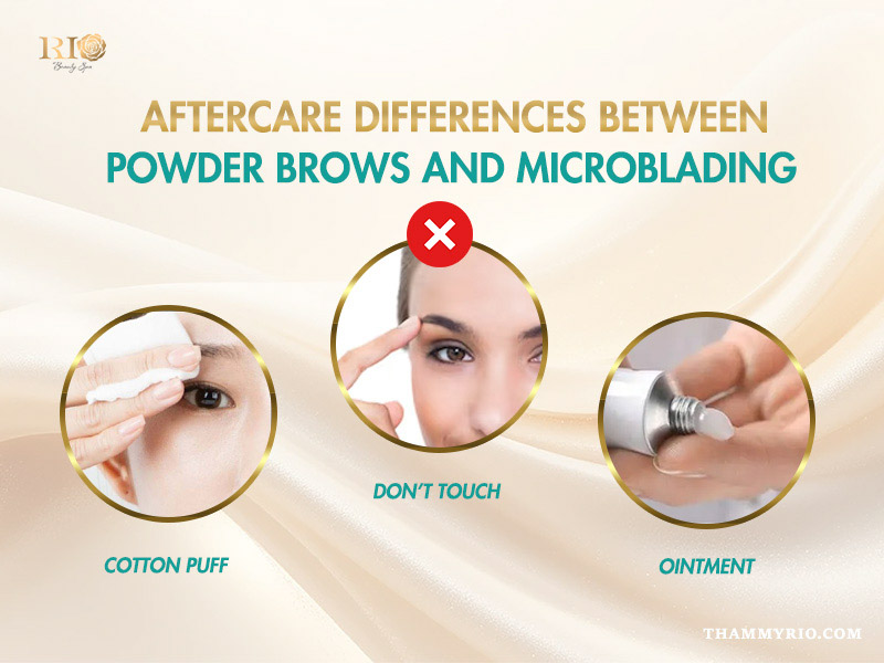 Powder brows vs microblading: Which technique is best for you? 6 Aftercare differences between powder brows and microblading