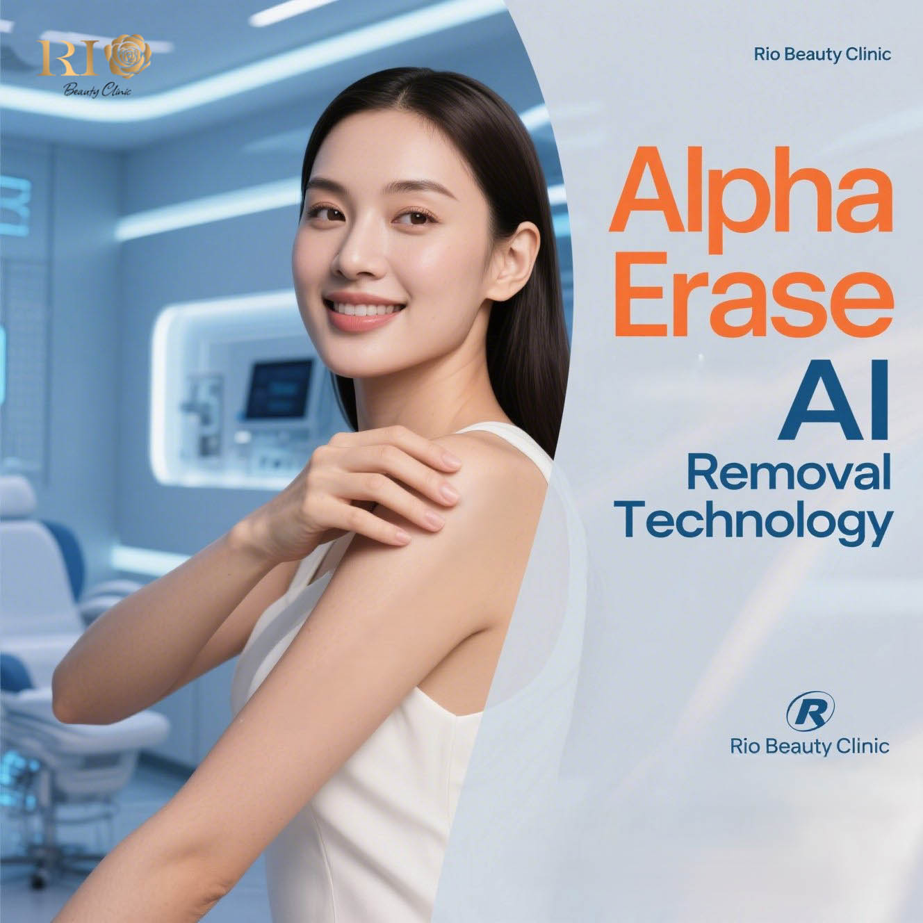 Công nghệ triệt lông vĩnh viễn độc quyền Rio Alpha Erase AI Remove Technology