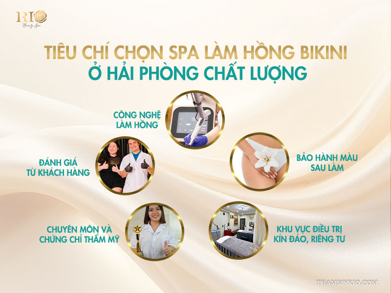 5 tiêu chí chọn spa làm hồng bikini ở Hải Phòng