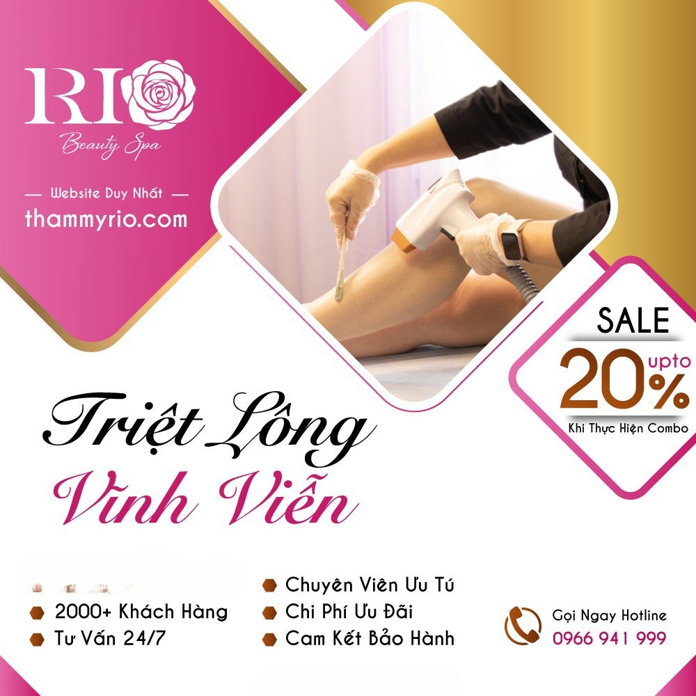 Triệt Lông Công Nghệ Alpha Eraser AI An Toàn Tại Thẩm Mỹ Rio