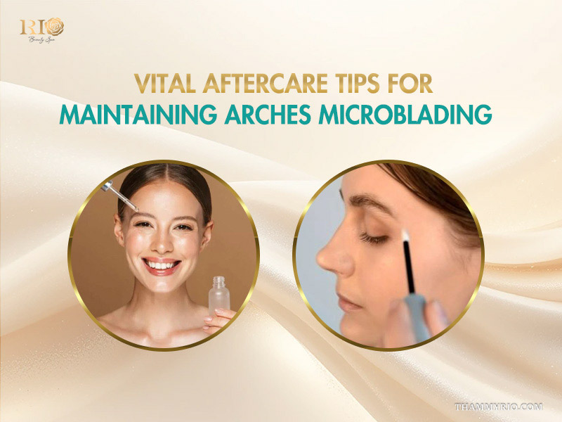 Vital aftercare tips for maintaining arches microblading longevity and color.