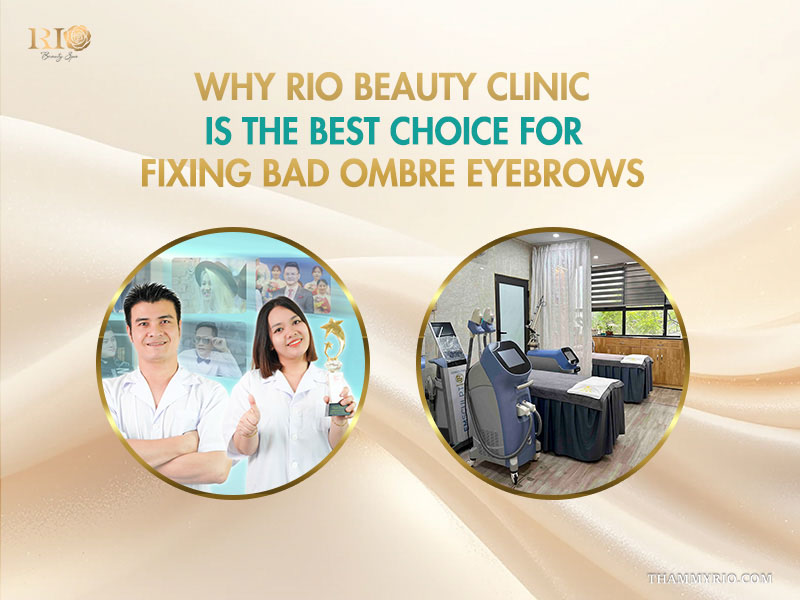 Skilled experts and advanced medical equipment at Rio Beauty Clinic for treating bad ombre eyebrows.