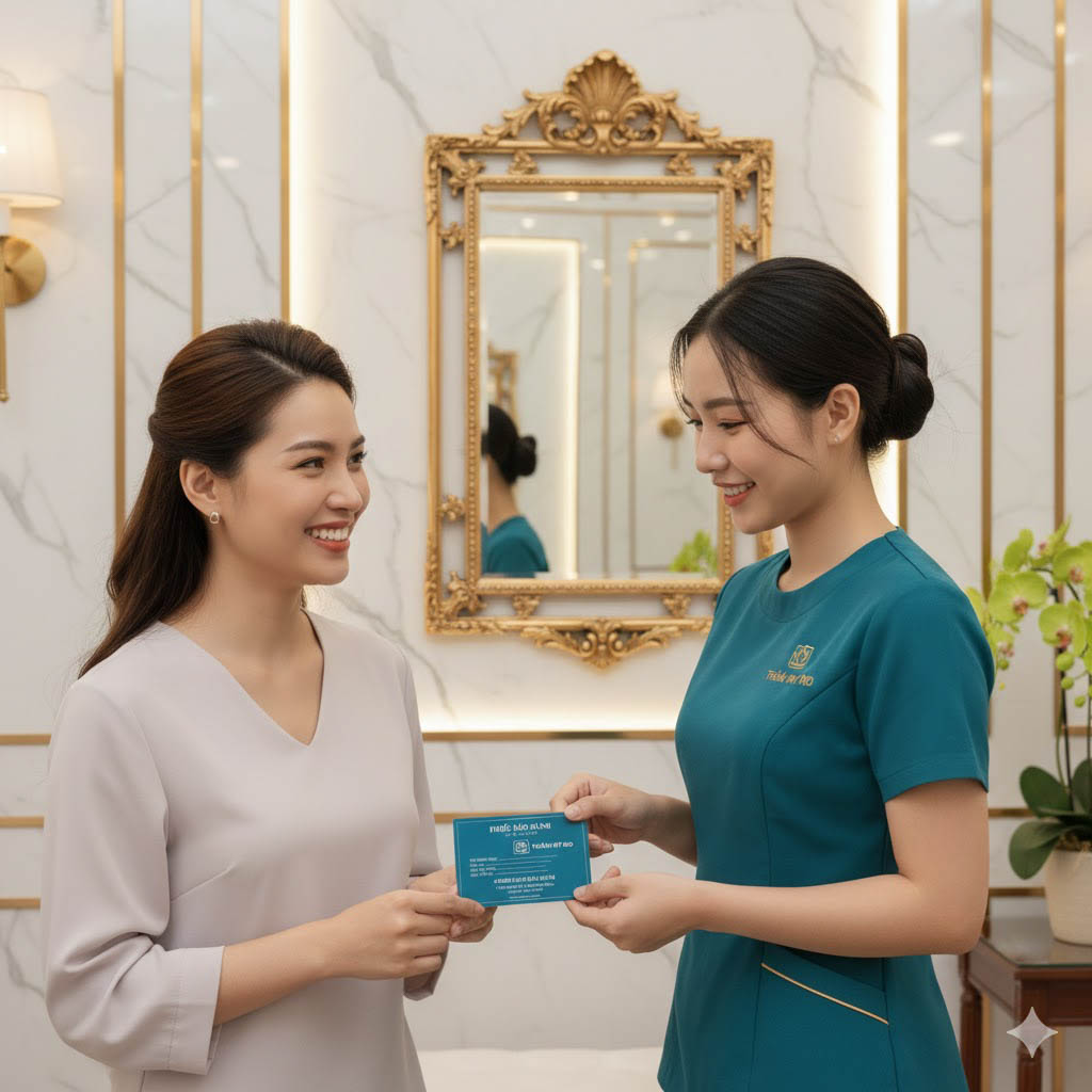 Chính sách bảo hành 1 Khách hàng nhận thẻ cam kết và được tư vấn về chính sách bảo hành dài hạn cho mọi dịch vụ làm đẹp tại Rio Beauty Clinic, khẳng định uy tín và trách nhiệm của thương hiệu.