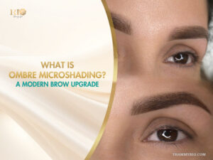 Professional ombre microshading eyebrows result for a modern brow upgrade at Rio Beauty Spa.
