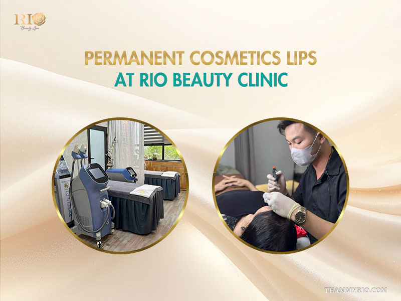 Modern clinic facilities and professional tattoo artist providing permanent cosmetics lips at Rio Beauty Clinic.