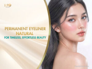 Natural permanent eyeliner result on a beautiful woman at Rio Beauty Spa