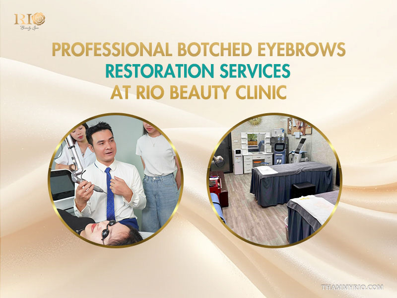 Professional botched eyebrows restoration services at Rio Beauty Clinic with expert consultation and modern facilities.