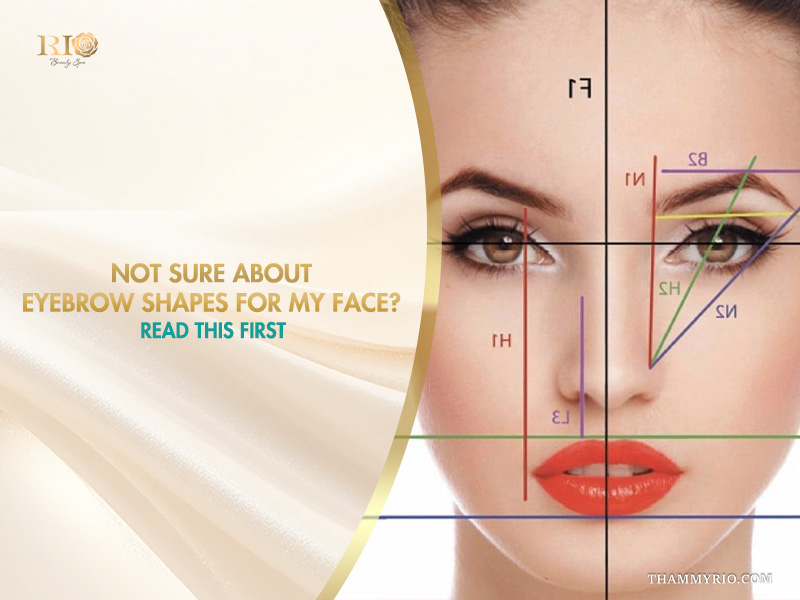 A professional guide on finding the best eyebrow shapes for my face using facial mapping lines and proportions.