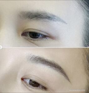 Correction microblading guide for restoring natural brows 6 - Thẩm Mỹ Rio Beauty Clinic