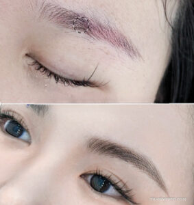 Correction microblading guide for restoring natural brows 5 - Thẩm Mỹ Rio Beauty Clinic