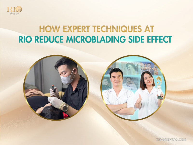 Expert technicians at Rio Beauty Clinic performing procedures to demonstrate how microblading is it safe with professional care.