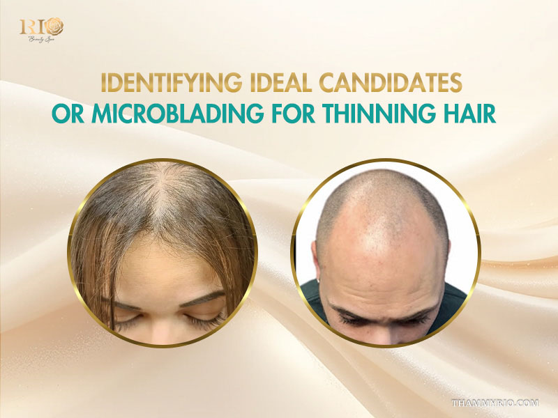 Identifying ideal candidates for microblading for thinning hair and receding hairlines