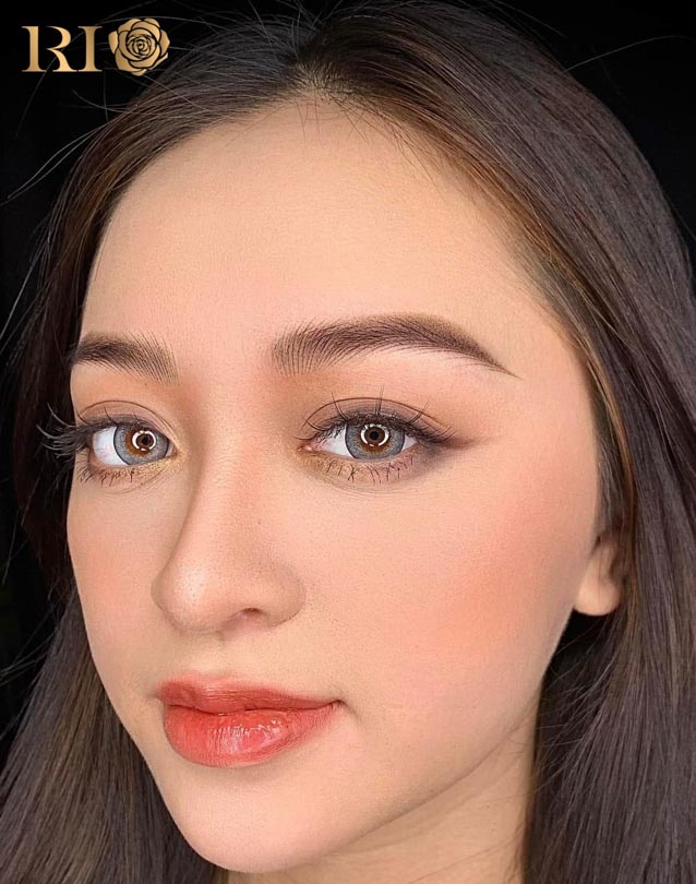 Natural looking ombre brows near me in Hanoi at Thẩm mỹ Rio Beauty Clinic.