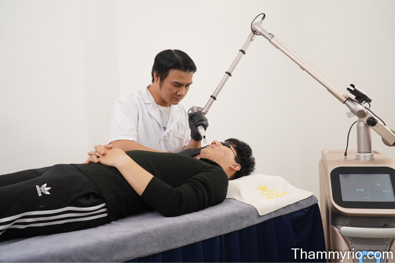 Superior 694nm wavelength and selective photothermolysis of Ruby Laser Alpha 6 for multi-color tattoo removal