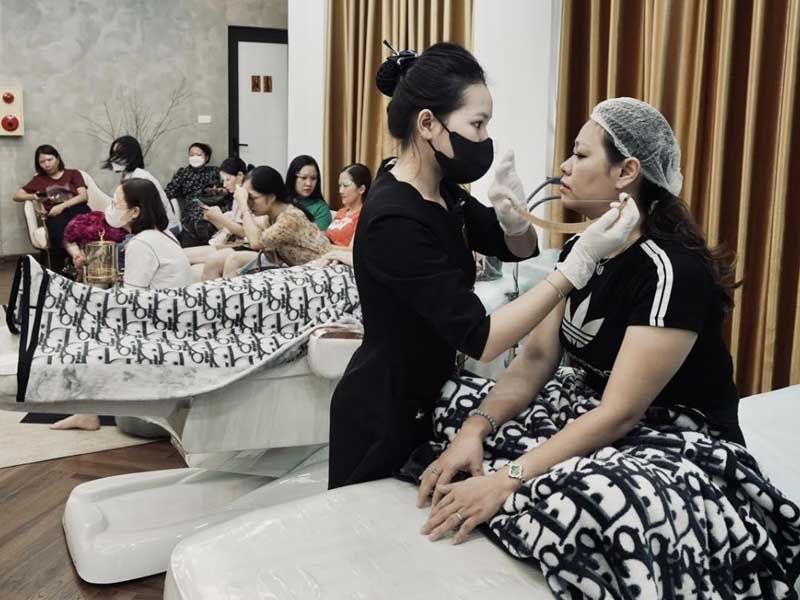 professional specialist consulting for microblading touch up near me in hanoi