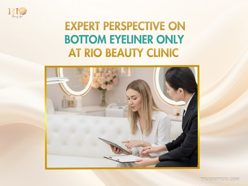 Expert consultation for bottom eyeliner only treatment at Rio Beauty Clinic.