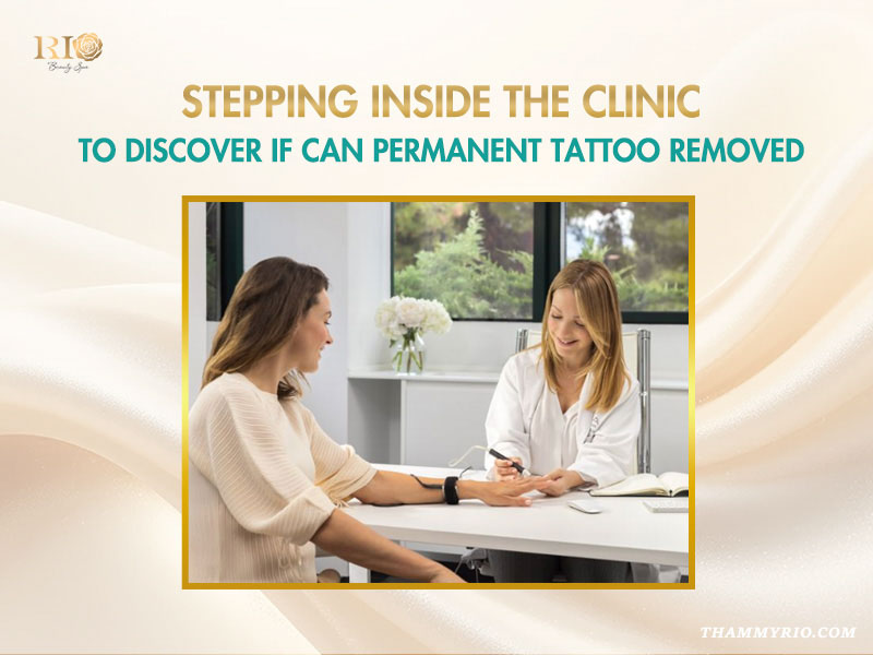 A professional consultation at the clinic to find out can all tattoos be removed for permanent ink.