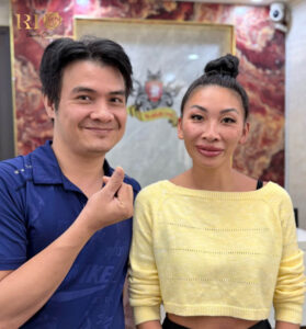 Global clients seeking Master Artist Tran Manh Thang for signature Freckle Tattoo Rio Beauty Clinic