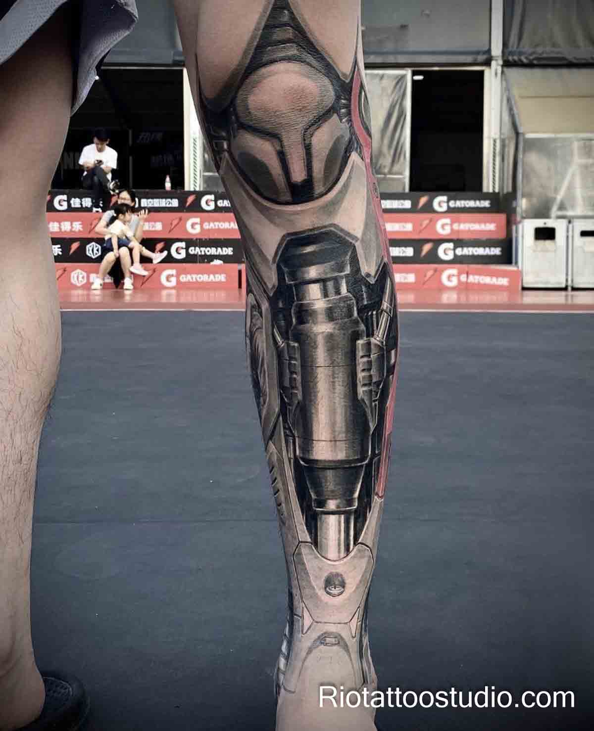full leg biomechanical knee surgery scar tattoos hanoi