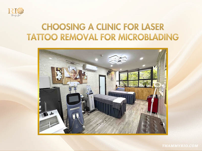 Professional clinic interior at Rio Beauty Spa equipped with advanced technology for microblading laser removal.