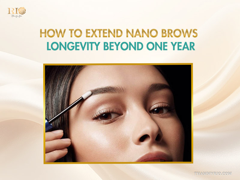 Proper aftercare tips to maintain nano brows after 1 year for long lasting hair strokes and color.