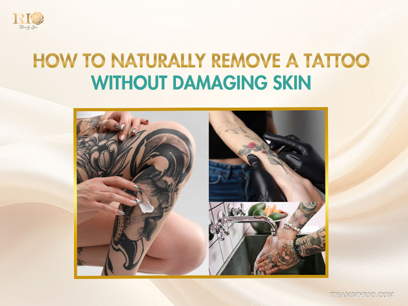 A guide on how to perform tattoo removal natural safely without causing skin damage or scarring.