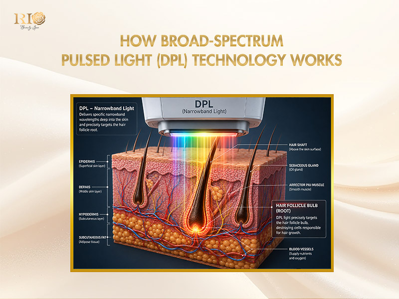 DPL Spectrum Laser vs. IPL: Comparing concentrated energy for painless hair removal and skin rejuvenation.