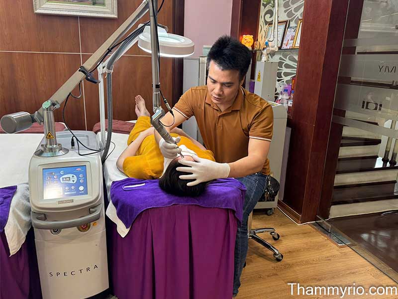 ND Yag Spectra laser, an FDA and CE-certified technology within the Rio Laser Ultra Series for medical-grade tattoo removal and melasma treatment.