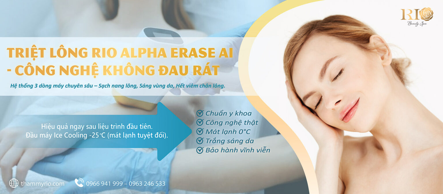 Rio Alpha Eraser AI system, representing the most advanced laser hair removal technology at Rio Beauty Clinic.