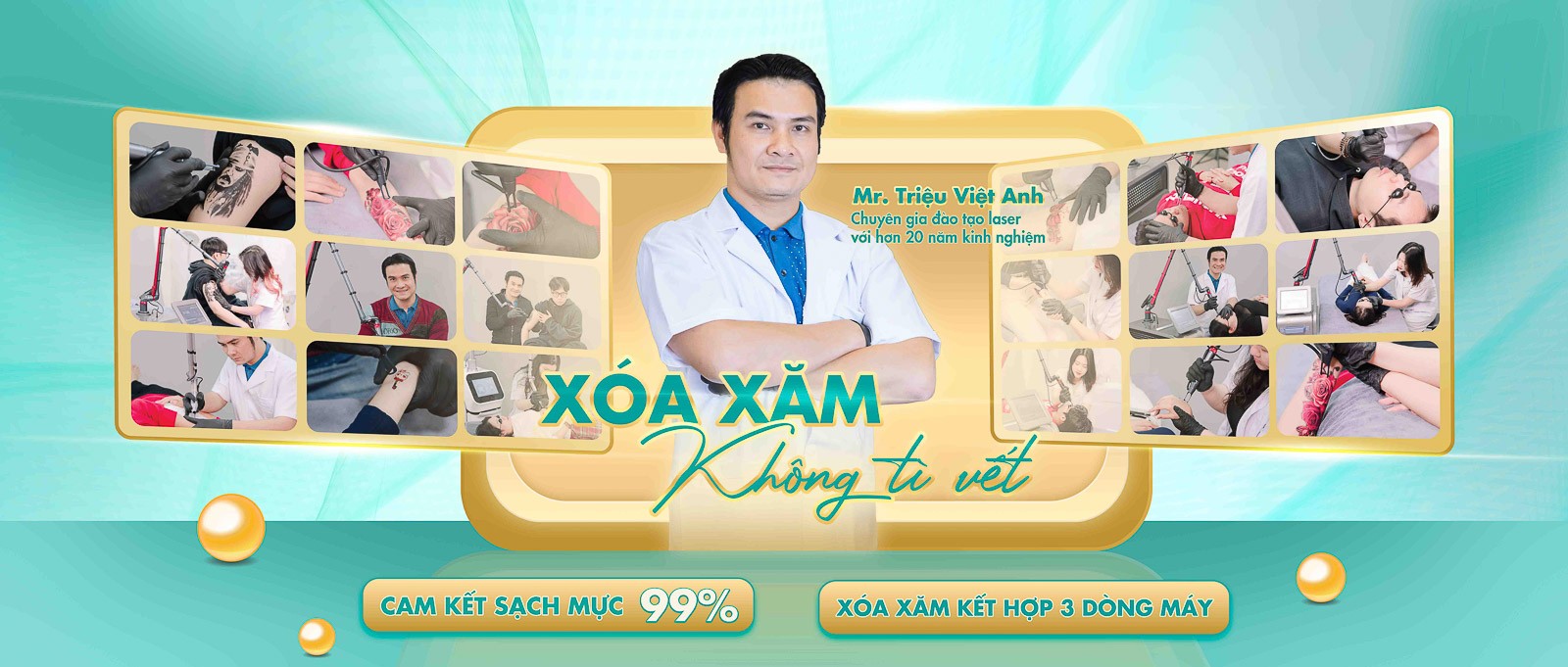 Expert Tran Manh Thang, the leading laser aesthetic master in Vietnam, training nationwide doctors and clinic owners.