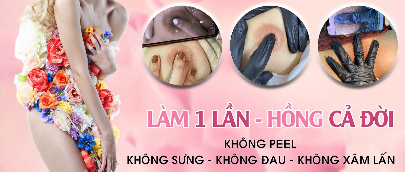 Làm hồng, trẻ hóa bikini và nhũ hoa an toàn, không đau tại Rio Beauty Clinic, thẩm mỹ viện trẻ hóa vùng kín cao cấp tại Việt Nam.