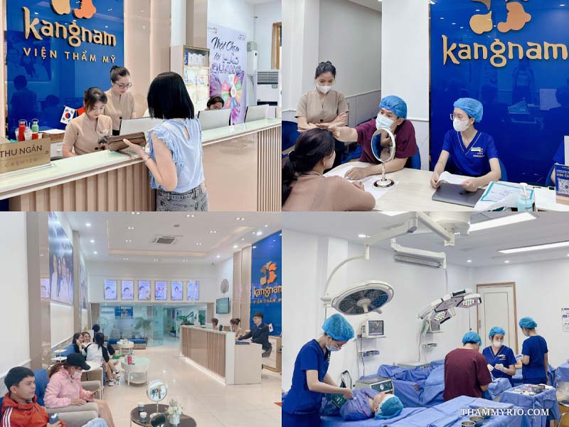 Consultation area and reception for picosure laser near me in Hanoi