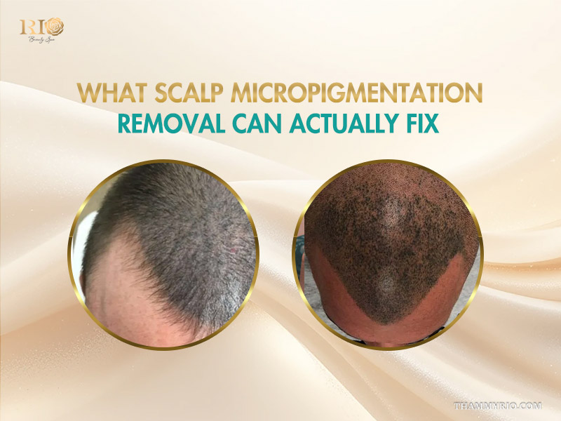 Before and after cases that scalp micropigmentation removal can actually fix.