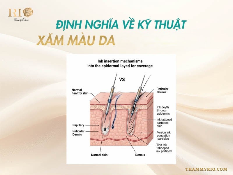 Giải đáp chi tiết xăm màu da che sẹo là gì và hiệu quả thẩm mỹ tại Rio Beauty Clinic.