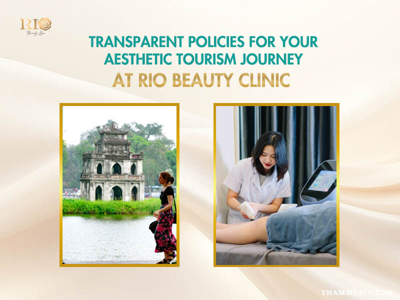 Aesthetic tourism in Hanoi featuring professional services like laser hair removal for red hair at Rio Beauty Clinic.