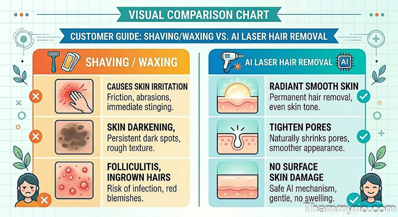 A female client experiencing the key benefits of Brazilian Laser Hair Removal at Rio Beauty Clinic, enjoying a smooth, irritation-free bikini line with advanced laser technology.