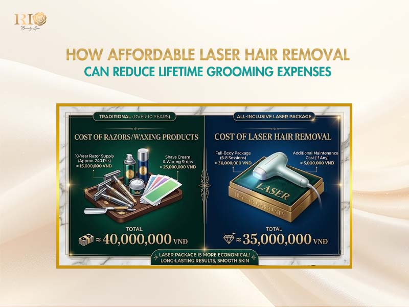 Cheap Laser Hair Removal helping individuals reduce long-term grooming costs by minimizing the need for frequent shaving, waxing, and other hair removal methods.