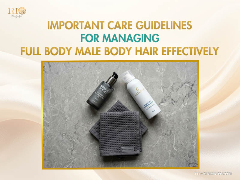 ext: Essential grooming products and care guidelines for full body male body hair.
