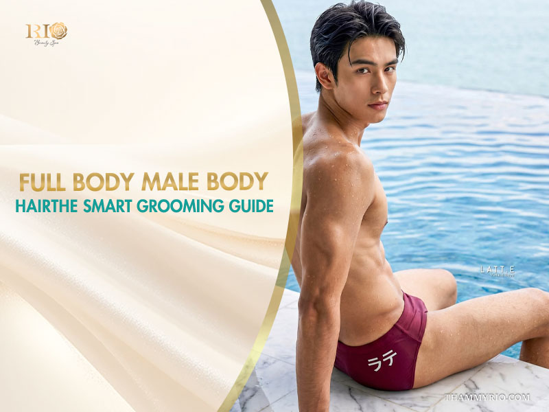 Smart grooming guide for full body male body hair.