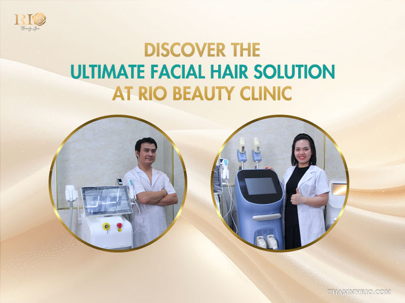 Professional hair removal equipment and specialists at Rio beauty clinic as the ultimate alternative to trying to get rid of facial hair at home.