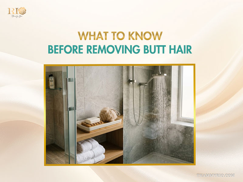 Essential tips to know before removing guys butt hair for hygiene at Rio Beauty Clinic.