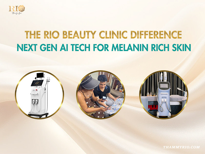 Advanced AI tech for laser hair removal for dark skin options at Rio Beauty Clinic.