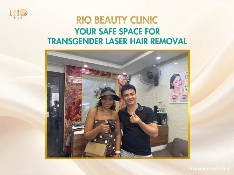Satisfied client at Rio Beauty Clinic for laser hair removal transgender services