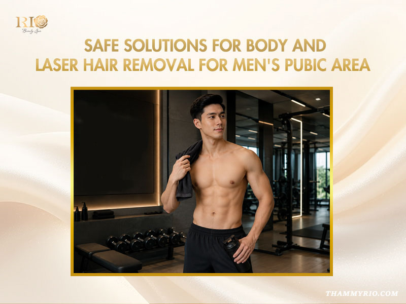 Safe and effective laser removal for men covering body and intimate areas