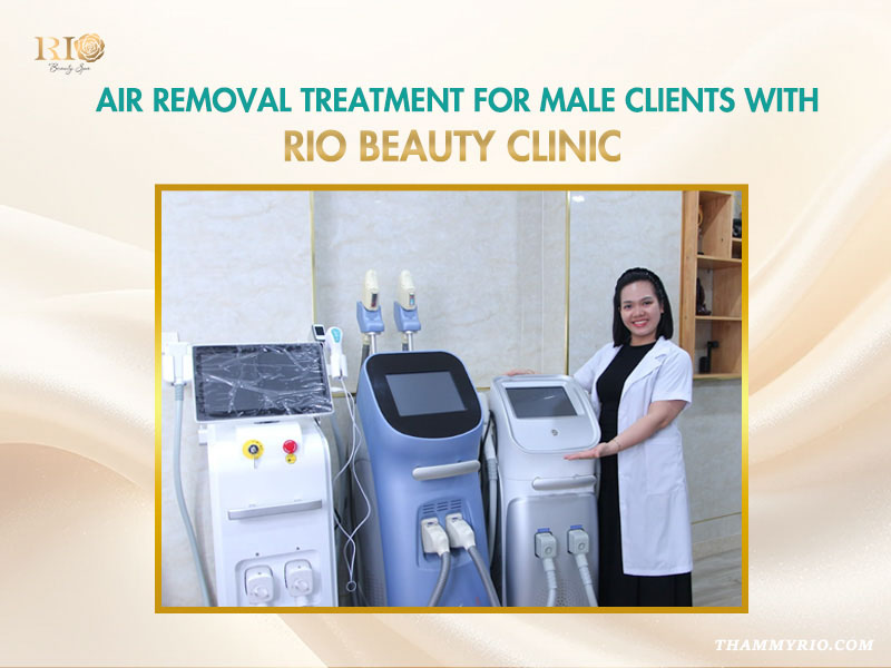 Advanced technology used for laser removal for men at Rio Beauty Clinic
