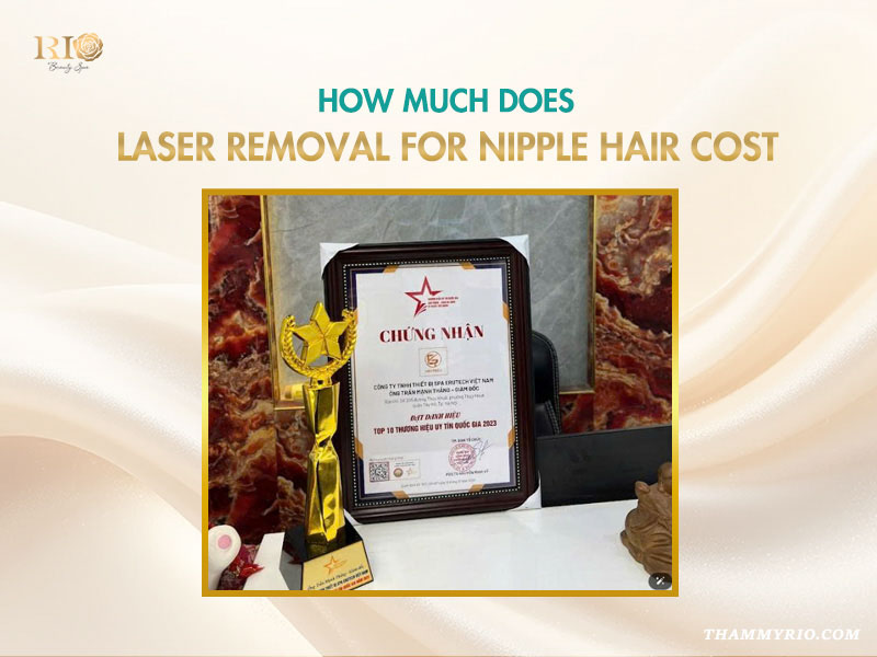 Award of top 10 prestigious national brands at Rio Beauty Clinic for safe and professional laser nipple hair removal.
